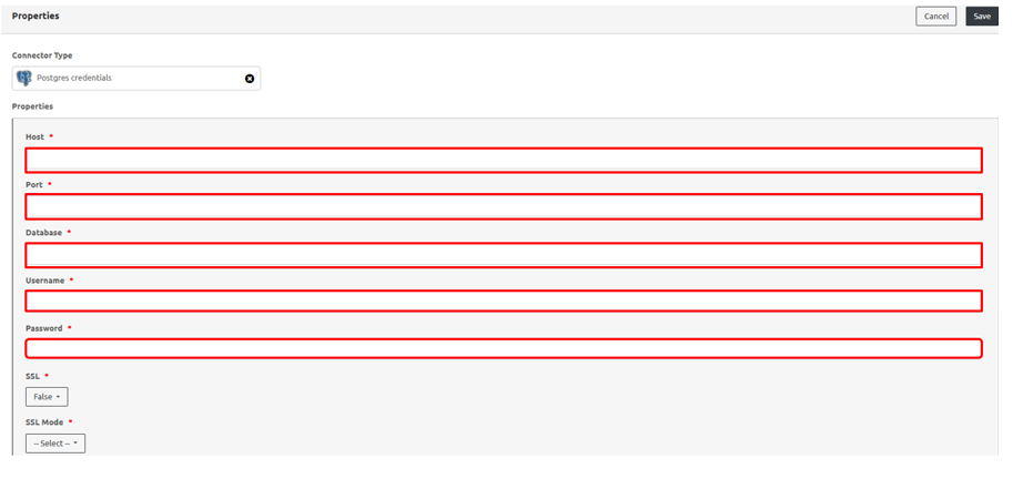 Connector type