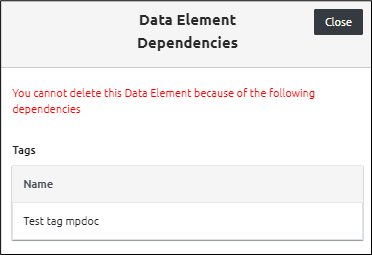 deleteadataelement