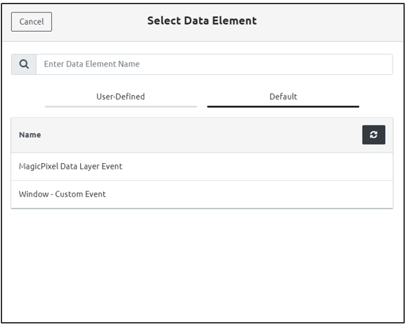 selectdataelement