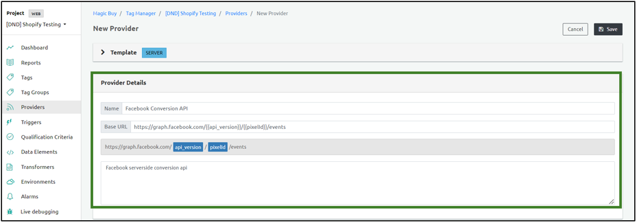 configurednameandurl